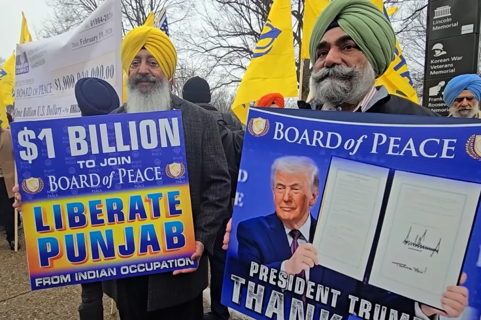 سکھس فار جسٹس کا بورڈ آف پیس کیلئے1ارب ڈالر کا اعلان خالصتان ریفرنڈم