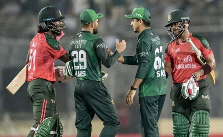 بارش کے بعد بنگلہ دیش ڈھیر، پاکستان کی بڑی جیت